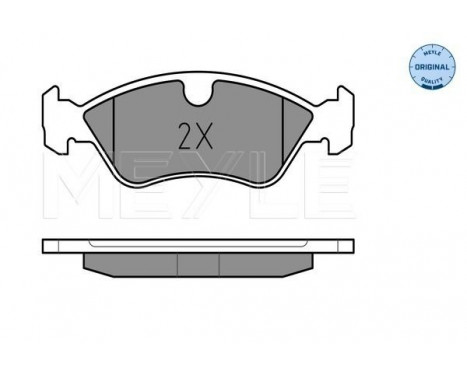 Brake Pad Set, disc brake MEYLE-ORIGINAL Quality 025 218 6217, Image 2