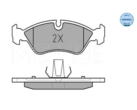 Brake Pad Set, disc brake MEYLE-ORIGINAL Quality 025 218 6217, Image 2