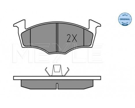 Brake Pad Set, disc brake MEYLE-ORIGINAL Quality 025 218 6615, Image 2