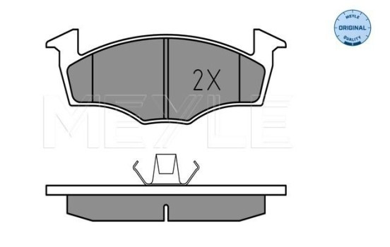 Brake Pad Set, disc brake MEYLE-ORIGINAL Quality 025 218 6615, Image 2