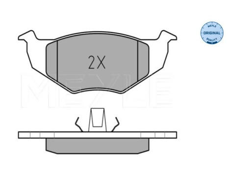 Brake Pad Set, disc brake MEYLE-ORIGINAL Quality 025 218 6617, Image 2