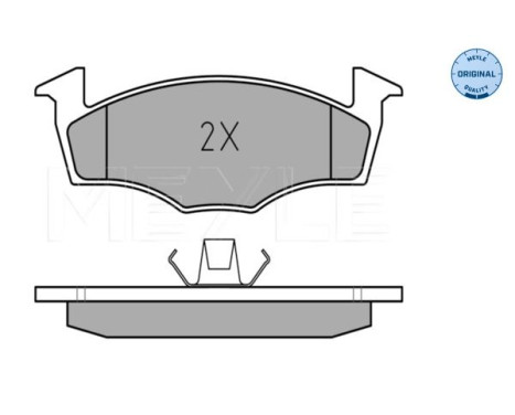 Brake Pad Set, disc brake MEYLE-ORIGINAL Quality 025 218 6617, Image 3