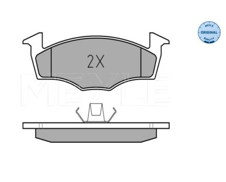 Brake Pad Set, disc brake MEYLE-ORIGINAL Quality 025 218 6817/W, Image 3