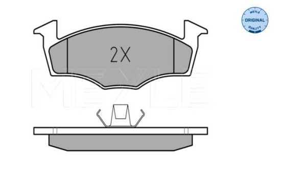 Brake Pad Set, disc brake MEYLE-ORIGINAL Quality 025 218 6817/W, Image 3