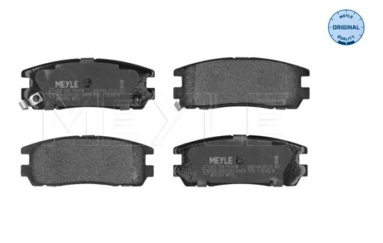 Brake Pad Set, disc brake MEYLE-ORIGINAL Quality 025 218 7514/W