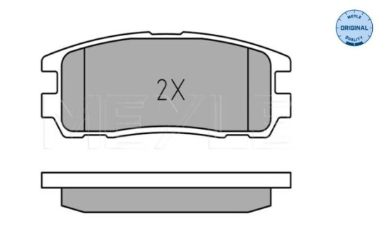 Brake Pad Set, disc brake MEYLE-ORIGINAL Quality 025 218 7514/W, Image 3