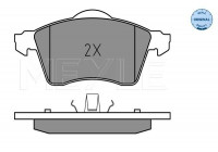 Brake Pad Set, disc brake MEYLE-ORIGINAL Quality 025 218 8319