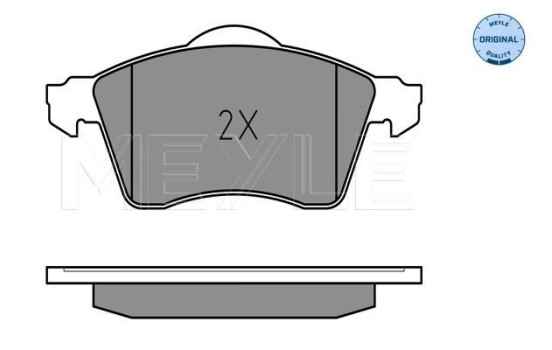 Brake Pad Set, disc brake MEYLE-ORIGINAL Quality 025 218 8319, Image 2