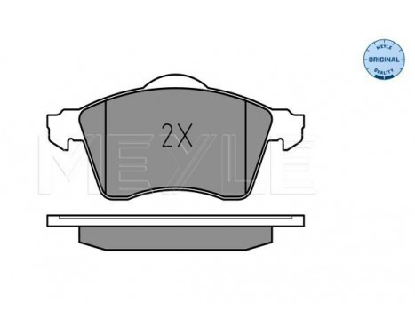 Brake Pad Set, disc brake MEYLE-ORIGINAL Quality 025 218 8519/W, Image 2