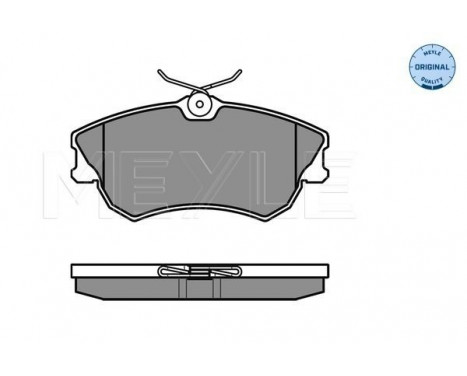 Brake Pad Set, disc brake MEYLE-ORIGINAL Quality 025 218 8818