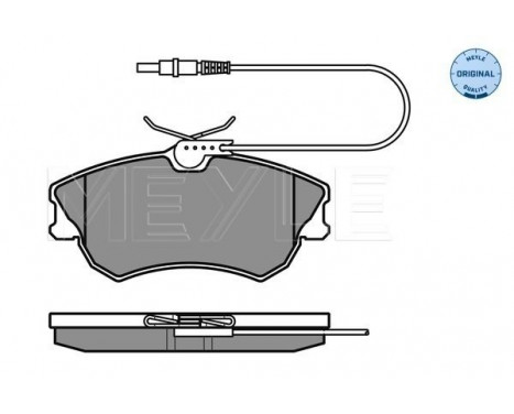 Brake Pad Set, disc brake MEYLE-ORIGINAL Quality 025 218 8818, Image 2