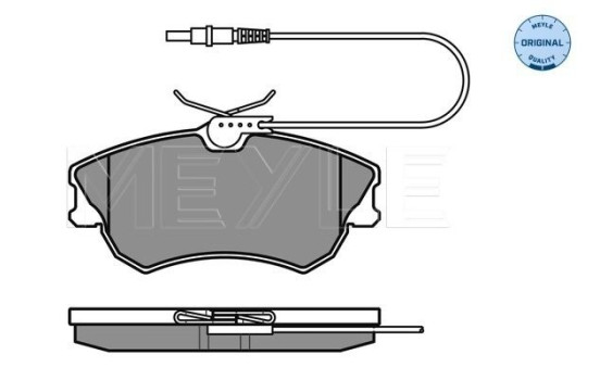 Brake Pad Set, disc brake MEYLE-ORIGINAL Quality 025 218 8818, Image 2