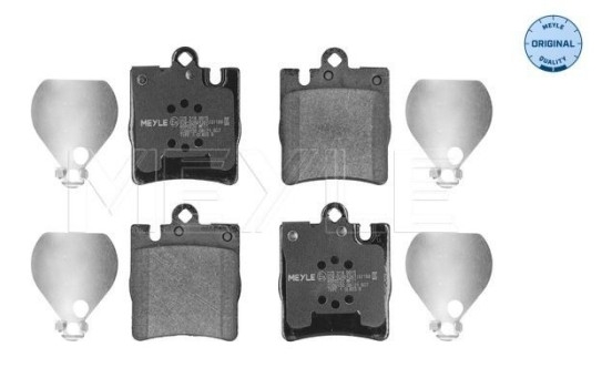 Brake Pad Set, disc brake MEYLE-ORIGINAL Quality 025 218 9915