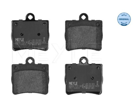 Brake Pad Set, disc brake MEYLE-ORIGINAL Quality 025 219 0015, Image 2