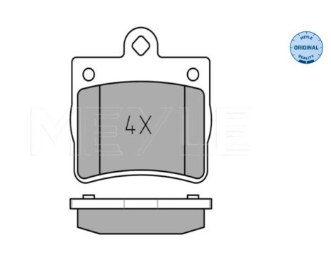 Brake Pad Set, disc brake MEYLE-ORIGINAL Quality 025 219 0015, Image 2