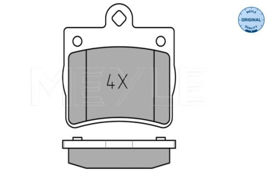 Brake Pad Set, disc brake MEYLE-ORIGINAL Quality 025 219 0015, Image 2