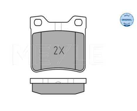 Brake Pad Set, disc brake MEYLE-ORIGINAL Quality 025 219 0417/W, Image 3