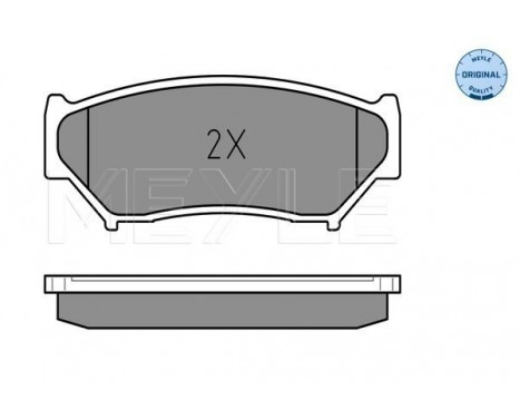 Brake Pad Set, disc brake MEYLE-ORIGINAL Quality 025 219 0715/W, Image 2