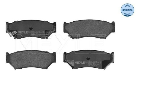 Brake Pad Set, disc brake MEYLE-ORIGINAL Quality 025 219 0715/W