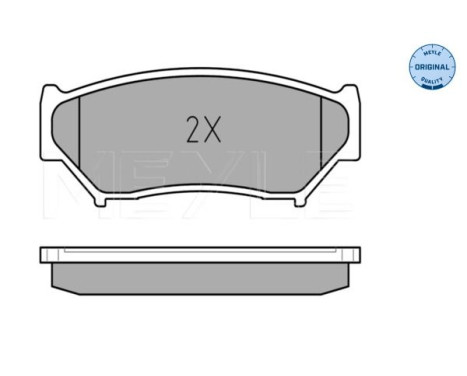 Brake Pad Set, disc brake MEYLE-ORIGINAL Quality 025 219 0715/W, Image 3