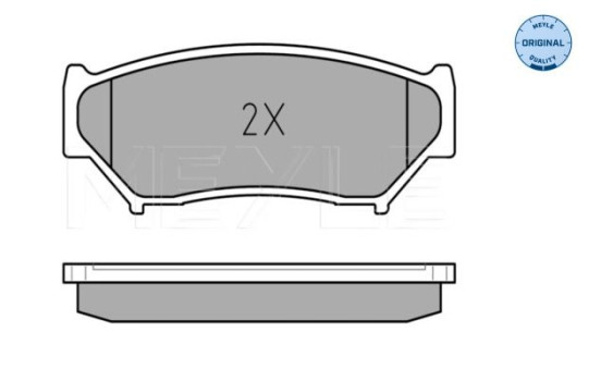 Brake Pad Set, disc brake MEYLE-ORIGINAL Quality 025 219 0715/W, Image 3
