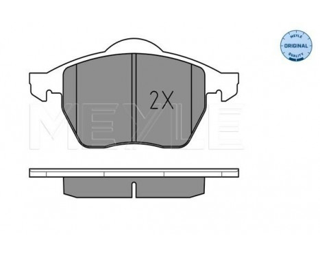 Brake Pad Set, disc brake MEYLE-ORIGINAL Quality 025 219 1119, Image 2