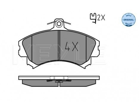 Brake Pad Set, disc brake MEYLE-ORIGINAL Quality 025 219 2015