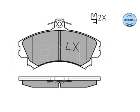 Brake Pad Set, disc brake MEYLE-ORIGINAL Quality 025 219 2015, Image 2