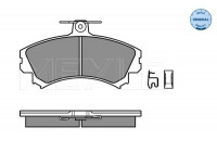 Brake Pad Set, disc brake MEYLE-ORIGINAL Quality 025 219 2017