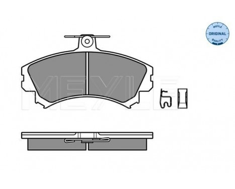 Brake Pad Set, disc brake MEYLE-ORIGINAL Quality 025 219 2017