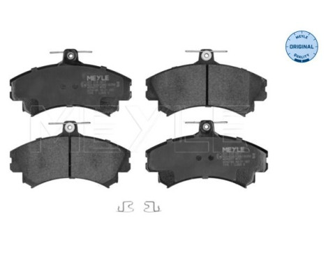 Brake Pad Set, disc brake MEYLE-ORIGINAL Quality 025 219 2017, Image 2