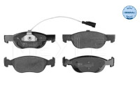 Brake Pad Set, disc brake MEYLE-ORIGINAL Quality 025 219 2717/W