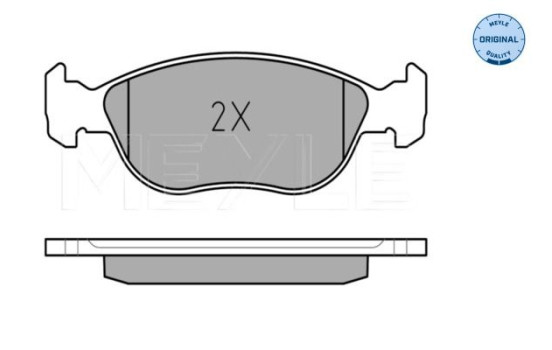 Brake Pad Set, disc brake MEYLE-ORIGINAL Quality 025 219 2717/W, Image 2