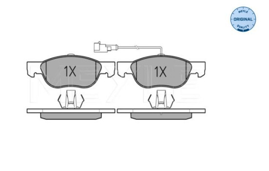Brake Pad Set, disc brake MEYLE-ORIGINAL Quality 025 219 2717/W, Image 3