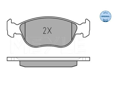 Brake Pad Set, disc brake MEYLE-ORIGINAL Quality 025 219 2818, Image 2