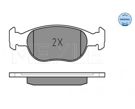 Brake Pad Set, disc brake MEYLE-ORIGINAL Quality 025 219 3017/W