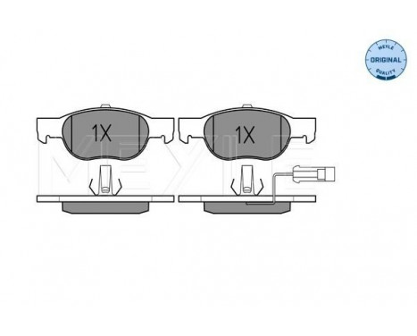 Brake Pad Set, disc brake MEYLE-ORIGINAL Quality 025 219 3017/W, Image 2