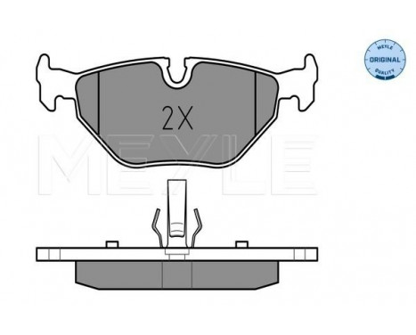 Brake Pad Set, disc brake MEYLE-ORIGINAL Quality 025 219 3417