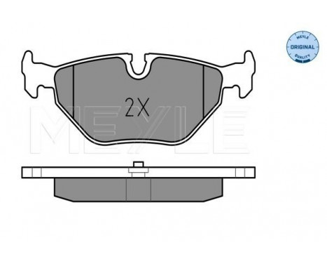 Brake Pad Set, disc brake MEYLE-ORIGINAL Quality 025 219 3417, Image 2