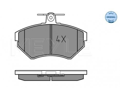 Brake Pad Set, disc brake MEYLE-ORIGINAL Quality 025 219 4516