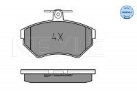 Brake Pad Set, disc brake MEYLE-ORIGINAL Quality 025 219 4519