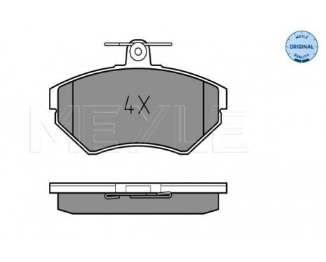 Brake Pad Set, disc brake MEYLE-ORIGINAL Quality 025 219 4519