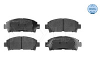 Brake Pad Set, disc brake MEYLE-ORIGINAL Quality 025 219 6115/W