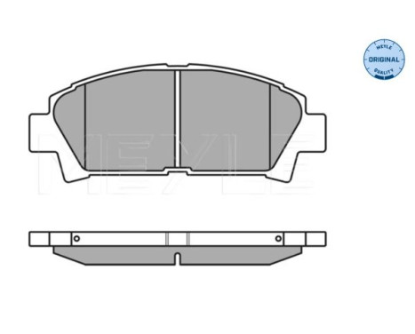 Brake Pad Set, disc brake MEYLE-ORIGINAL Quality 025 219 6115/W, Image 2