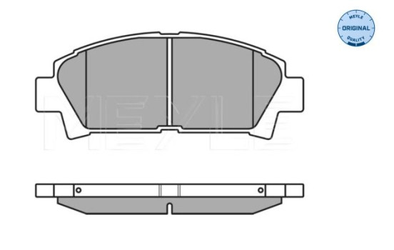 Brake Pad Set, disc brake MEYLE-ORIGINAL Quality 025 219 6115/W, Image 2