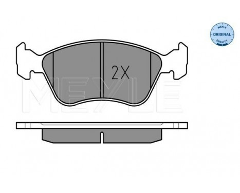 Brake Pad Set, disc brake MEYLE-ORIGINAL Quality 025 219 7617/W, Image 2