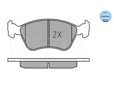Brake Pad Set, disc brake MEYLE-ORIGINAL Quality 025 219 7617/W, Image 3
