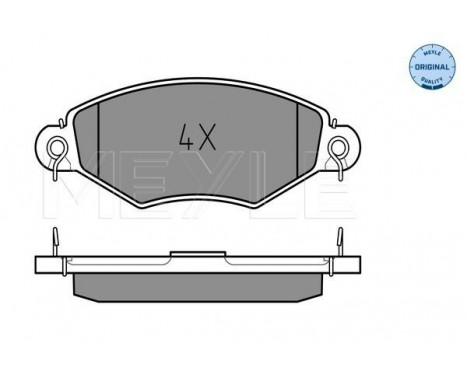 Brake Pad Set, disc brake MEYLE-ORIGINAL Quality 025 219 8018, Image 2