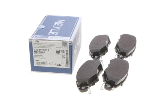 Brake Pad Set, disc brake MEYLE-ORIGINAL Quality 025 219 8018