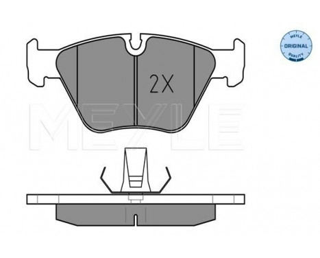 Brake Pad Set, disc brake MEYLE-ORIGINAL Quality 025 219 9020